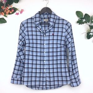 Burberry London Blue Plaid Women’s Long Sleeve